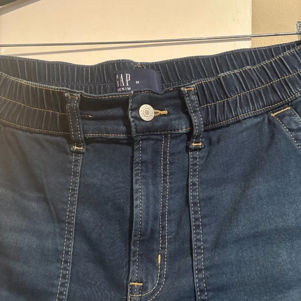 Gap High rise knit women jogger jeans Size Medium - Picture 4 of 12